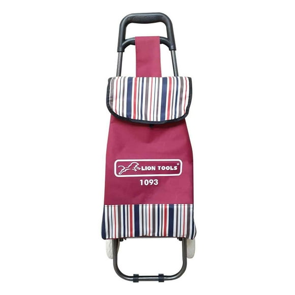 Carrito Para Mandado Multiusos Plegable Con Bolsa Roja Lion Tools 1093