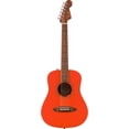 thumbnail image 2 of Fender California Standard Redondo Mini Acoustic Guitar - Fiesta Red w/ Tuner, 2 of 9