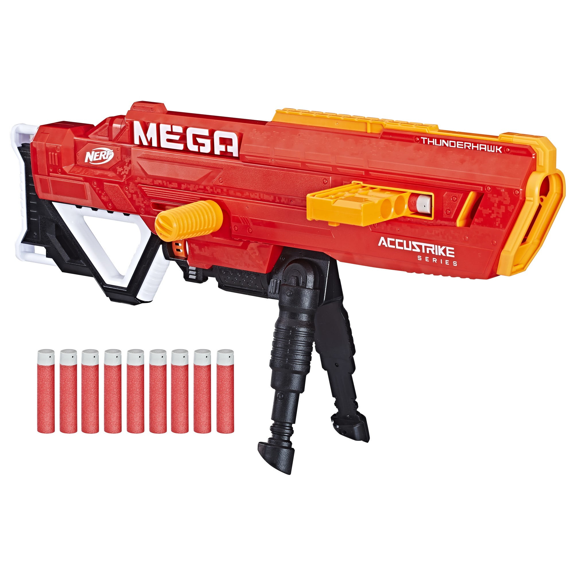 NERF N-strike Elite Mega Centurion Toy Gun Blaster 100ft Range With 6 Darts for sale online 