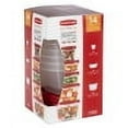 thumbnail image 3 of Rubbermaid EasyFindLids Food Storage Containers, Set of 7, Racer Red, 3 of 5