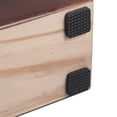 thumbnail image 2 of Greenadscape Mirror Stand Holder For Floor Full Length Mirror Stand Wood Deep Walnut Frame Display Mount 1Set, 2 of 6