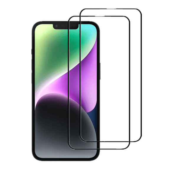 for Apple iPhone 14 Screen Protector , [2pack] HD Anti Scratch Bubble Free Full Coverage Screen Tempered Glass for iphone 14