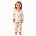 thumbnail image 3 of NOLDARES Kids Toddler Boy Pajamas Pj Set Long Sleeve Snug Fit Soft & Cozy Sleepwear Loungewear 2-Pack 6-12 Months 12-24 Months 2t 3t 4t 5t 6t 7t 8t 9t Children,Pink,5-6 Y, 3 of 9