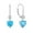 03_Mar._Aquamarine, variant on PYNZY Heart Dangle Drop Earrings, 925 Sterling Silver Earrings for Women with Aquamarine Birthstones Leverback Jewelry for Gifts