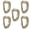 Khaki, variant on 5Pcs High Strength ABS Carabiner Hook For Rock Climbing Backpack Accessory Secure Locking Carabiner Multipurpose Use