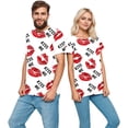 thumbnail image 4 of IWRICH Men and Women Custom T Shirts Photo Personalized DIY Tees Crew Neck Short Sleeve Tops 01-White L, 4 of 9