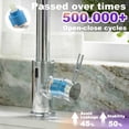 thumbnail image 6 of SUNRINX Hands Free Kitchen Faucet with Motion Sensor, Stainless Steel Smart Sink Faucet, Chrome, 6 of 9