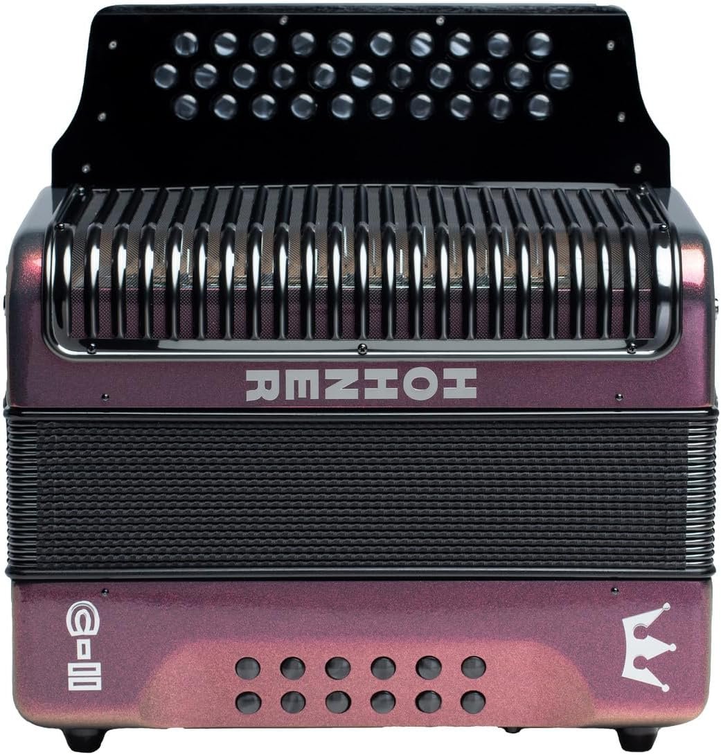 Hohner Corona C-II FBbEb Accordion Red to Gold