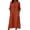 A17Orange, variant on MaFYtyTPR Midi Dresses for Women Summer Button V-Neck Half Sleeve Casual Dress with Pockets Flowy Beach Loose Sundress, S-2XL