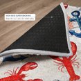 thumbnail image 6 of Addison Rugs Dream Shag Premium Machine Washable Transitional Lobster/anchor Ivory Runner Rug, 2'3" x 7'6", 6 of 8