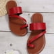 thumbnail image 5 of Amzcrzy Zapatos de mujer,Zapatos de mujer,Zapatillas de mujer, Sandalias planas casuales estilo retro de playa, sandalias y zapatillas, zapatos de mujer de talla grande Sandalias Mujer Zapatillas De, 5 of 5