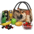 thumbnail image 3 of Honeii Vintage Shiba Inu Art Print Cooler Bag Insulated, Large Leakproof Soft Sided Portable Cooler Bag,Lunch Box Lunch Bag, 3 of 6