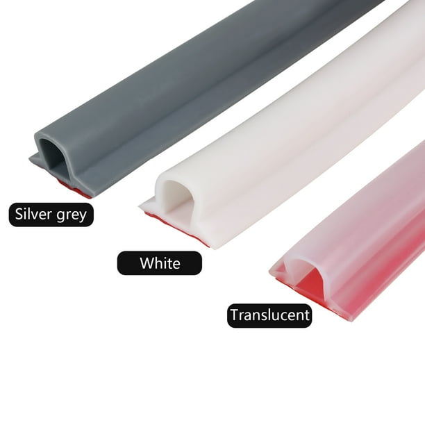 39 Inch Collapsible Shower Threshold Water Dam for Wheelchair