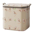 thumbnail image 2 of Kbndieu Oversized Storage Bins with Lids & Reinforced Handles, Heavy Duty Closet Organizers and Storage, Foldable Clothes Storage Bags, Storage Containers for Blanket, Comforter, Pillow, Bedding, 2 of 7