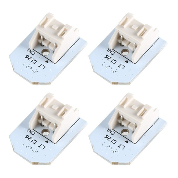 4Pcs LED Refrigerator Light Bulb Replacement Refrigerator LED Light for WR55X11132, WR55X25754 Easy Installation