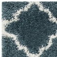 thumbnail image 6 of SAFAVIEH Hudson Jaye Geometric Shag Runner Rug, Slate Blue/Ivory, 2'3" x 6', 6 of 11