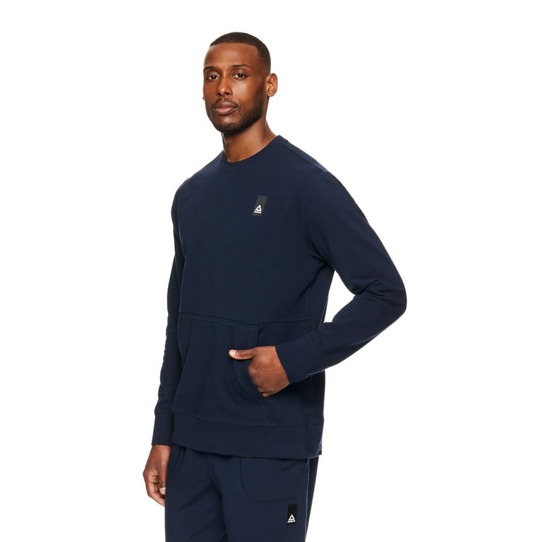 Reebok Men s Fundamental Crewneck Sweatshirt up to Size 3XL