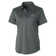 thumbnail image 2 of Women's Cutter & Buck Gray Kansas Jayhawks Prospect Textured Stretch Polo, 2 of 3