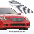 thumbnail image 3 of APS Compatible with Nissan Altima 2005-2006 All Models Main Upper Chrome Billet Front Grill Grille Insert N85411A, 3 of 7