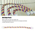 thumbnail image 4 of Bendable Bird Rope Perch Toy, Colorful & Safe, Comfortable Grip, for Cockatiels, Lovebirds, Budgies withStand, 4 of 7