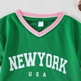 thumbnail image 6 of Toddler Girls Clothes Toddler Baby Girl Clothes Summer Outfits Ruffled One Shoulder T-Shirt Bow Hem Tops Cute Skirt Set,Green, 6 of 6