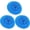 Blue, variant on 3 Pcs Plastic Dish Scrubbers, Durable Nylon Scouring Pad, Non-Scratch Mesh Pot Scourers, Round Surface Cleaning Pads, Multi-Use Kitchen Scrubbers for Kitchen, 3.14 inch