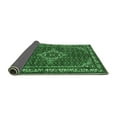 thumbnail image 2 of Ahgly Company Indoor Rectangle Medallion Emerald Green Traditional Area Rugs, 2' x 5', 2 of 4