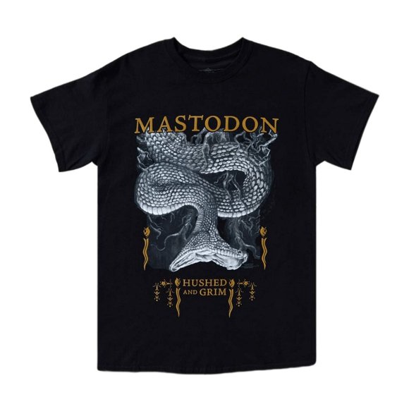 Mastodon Adult Hushed Snake Cotton T-Shirt