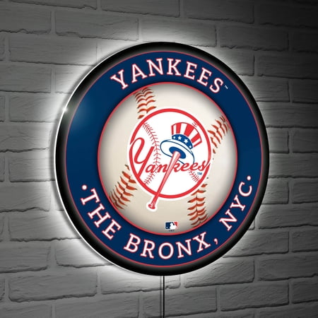 New York Yankees LED XL Round Wall D-cor