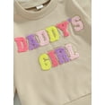 thumbnail image 6 of Bagilaanoe Toddler Baby Girl Casual Sweatshirt Long Sleeve Letter Print Pullover 6M 12M 18M 24M 3T 4T Kids Fall Loose Tee Tops, 6 of 7