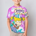 thumbnail image 2 of Rugrats Kid Shirts Unisex Casual Tops 3D Print Graphic Tees Short Sleeve T Shirts for Boys Girls 100CM, 2 of 8