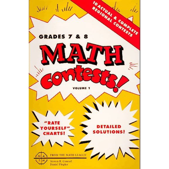 Pre-Owned Math Contests - Grades Seventh and Eighth