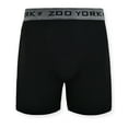 thumbnail image 3 of Zoo York Men's 4-Pack 360 Stretch Boxer Briefs - Printed & Solid Color Premium Underwear for Men in Banana, Dark Grey, Grey, Black Size: S, 3 of 7
