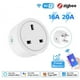 thumbnail image 1 of Tuya Wifi Zigbee Smart Plug 16A/20A Smart Socket With Power Metering, 1 of 5