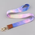 thumbnail image 4 of Ransitute R2808 Minimalistic Color Rendering Lanyard Card ID Holder Car KeyChain ID Card Pass Phone Badge Keyring Holder Jewelry 3, 4 of 6