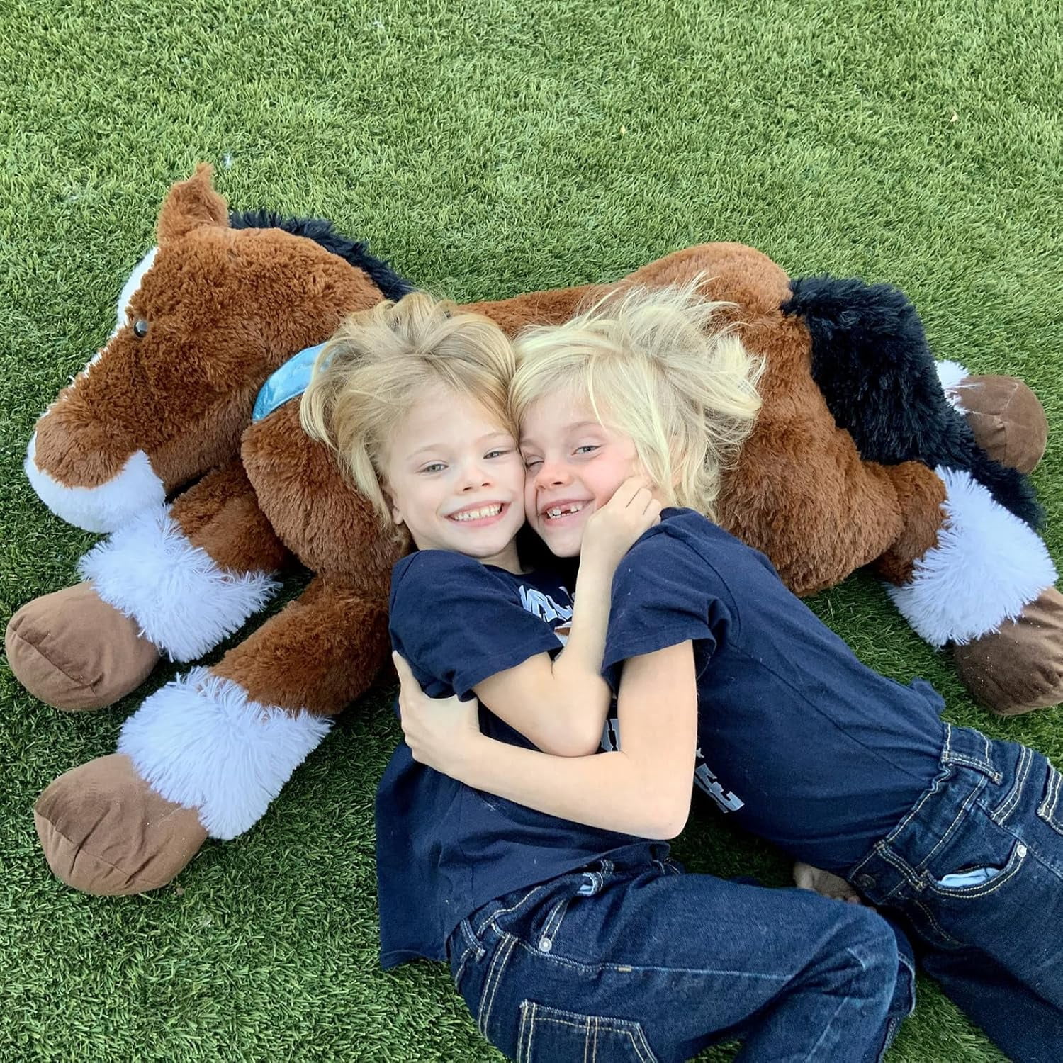 MaoGoLan 47" Giant Horse Stuffed Animal Large Stuffed Horse Plush Toy