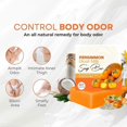 thumbnail image 3 of Persimmon Soap Bar for Body Odor Control Purifying Deodorant Body Soap Wash with Goat Milk for Eliminating Nonenal Body Odor Great for Skin Brighten, 3 of 5