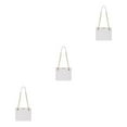 thumbnail image 1 of Justharion Sac à Main Robuste et Durable pour Toute Occasion, à la Mode et Polyvalent, Fabriqué Blanc, Ensemble de 3, 1 of 6