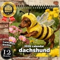 thumbnail image 5 of Dachshund Wall Calendar 2026 | Funny Sausage Dog Wall Calendars 2026 | Novelty Dachshund Honey Family Monthly Calendar with Large Grids | Cute Sausage Dogs Gift Walls Planner for Home Decor(A), 5 of 6