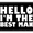 Hello I'm The Best Man, variant on Republican Party-Democratic Party-Bachelor Party - Removable Patch