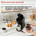 thumbnail image 5 of Instant Solo 2-in-1 Single Serve Coffee Maker for Ground Coffee or K-Cup Pods with 3 Brew Sizes, Black, 5 of 8