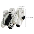 thumbnail image 2 of unbranded 5 Pares Calcetines De Confortables Para Mujer Con Bordado De Vaca Y Elasticidad Ajustable, 2 of 8