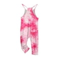 thumbnail image 5 of Agkizg Toddler Baby Girls Summer Jumpsuit, Sleeveless Casual Romper for Kids, Toddler Girls Kids Printing Jumpsuit Playsuit Strap Romper Outfits Clothes, Sizes 5-14 Years, 5 of 5