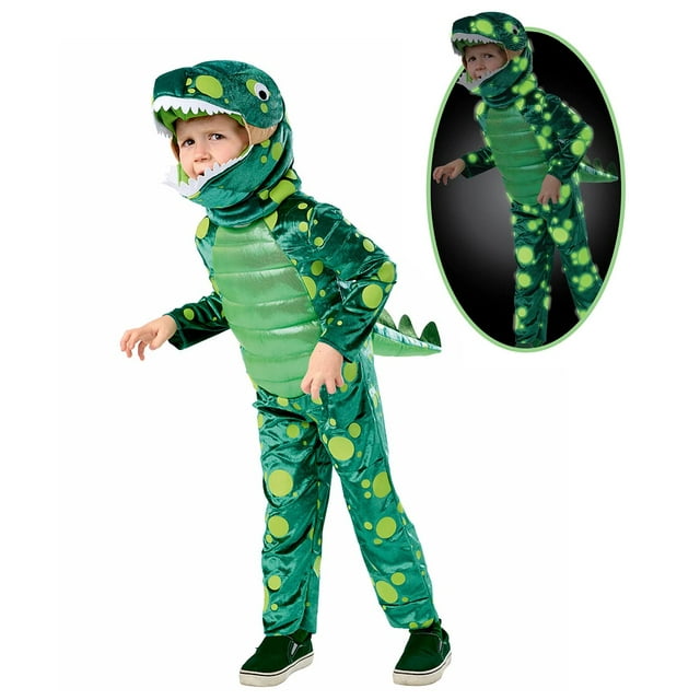 Disfraz de Dinosaurio con Luz en la Oscuridad para Niños 2T-4T