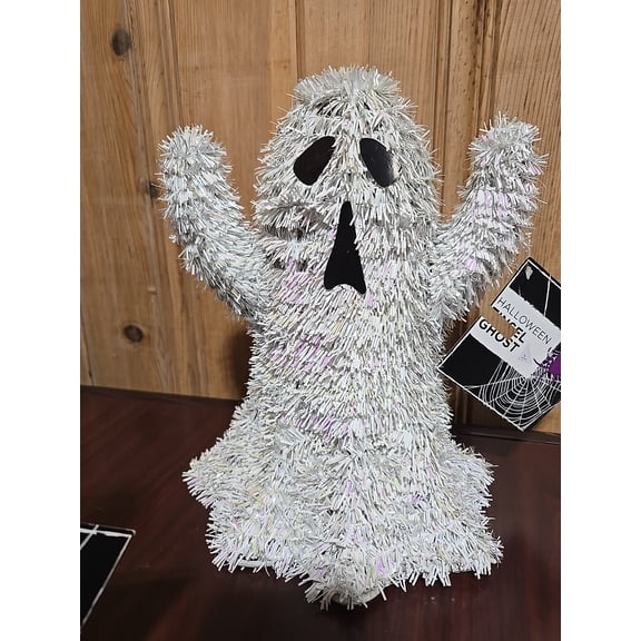 New Young Craft 10½" Tinsel Snowman Christmas Holiday Decoration Centerpiece