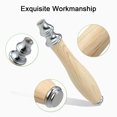 thumbnail image 4 of Yeacher Manche de Rasage pour Rasage à Double Bord Razor Sécurité Barbe Razor Acier Inoxydable Remplacement Manche de Rasoir Prise Manuelle Retrait de Moustache Outil de Rasage Accessoires, 4 of 7