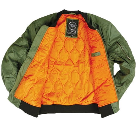 Jordan Craig - Jordan Craig Moto Bomber Men's Jacket Army Green/Orange ...