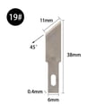 thumbnail image 3 of BUYISI 13Pcs Set Art Carving Cutter With Box Craft Sculpture Paper Cutting Blade Precision Engraving Cutter Hand Tool Carving Tools, 3 of 9
