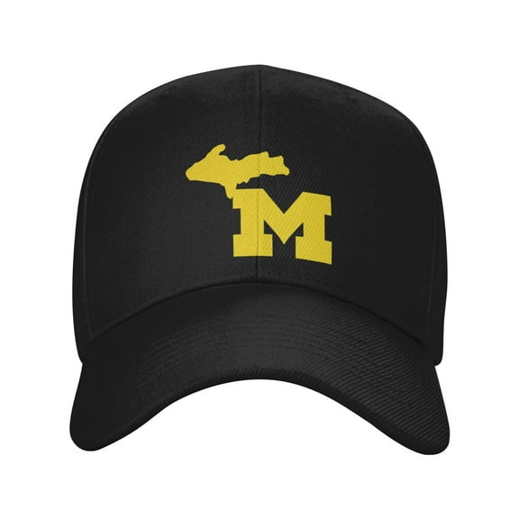 Michigan Us Sandwich Cap Unisex Adjustable Adult Baseball Caps Casquette Hats Flat Cap Curved Brim Cap Fishing Hat