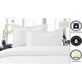 thumbnail image 3 of Hotel Quality 2-Piece Pillow Shams Microfiber Double Brushed-100% allergenic-Wrinkle Resistant, Standard/Queen, White, 3 of 4